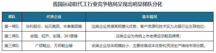 究与发展前景预测报告（2024-2031年）新利体育注册入口中国运动鞋代工行业现状深度研(图9)
